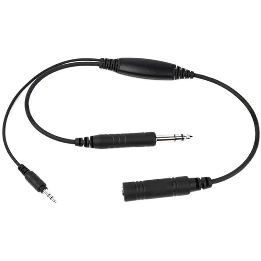 Audio Recorder Adapter for GA Aviation Pilot Headsets, Smartphone and Aircraft Cockpit Voice Recorder