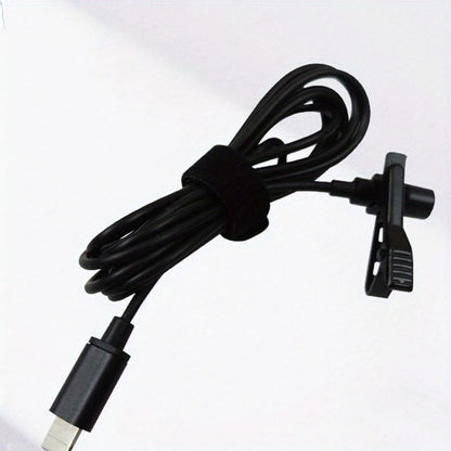 Wired Lavalier Microphone for Mobile Recording Video Live Streaming and Noise Reduction Mini Microphone