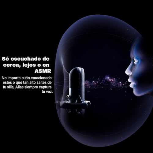 SteelSeries Alias USB Mic for PC — 3x Bigger Capsule for Gaming, Streaming and Podcasting — Sonar for Streamers Audio Software — AI Noise Cancelling — LED (Renewed)