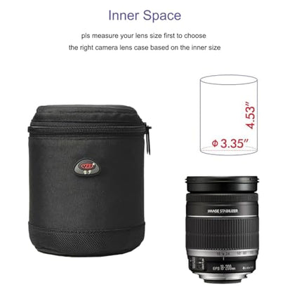 Lens Case Lens Pouch Bag Waterproof Shockproof for DSLR Camera Lens for Camera Lens - size: BL-0003