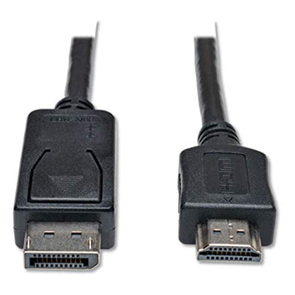 TRIPP Lite DisplayPort to HDMI Cable Adapter, DP to HDMI (M/M), DP2HDMI, 1080P, 10 ft. (P582-010) - size: 10 ft., style: DisplayPort