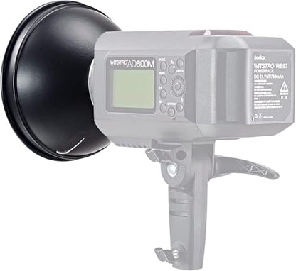 Godox AD-R6 169mm Approx 7" Standard Bowens Mount Reflector for Godox AD600B AD600BM AD600Pro AD600Pro II MS200 MS300 Aputure Amaran 100D 100X 200D 200X