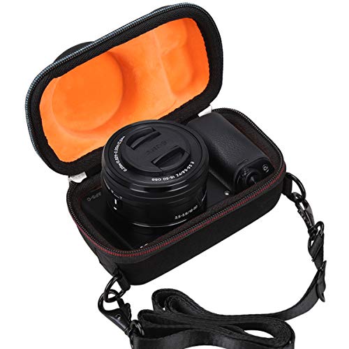 Mchoi Hard EVA Case for Sony a6000/a6400/a6100 Camera, Body Only, Shockproof EVA Shell, Vibrant Orange Interior, Compact & Lightweight, For Casual Travel & Storage