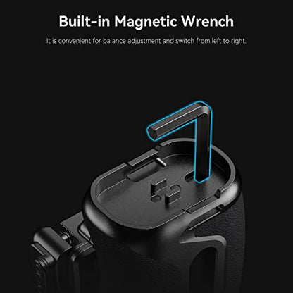 SmallRig Snap-On NATO Side Handle, Quick Lock Design, Up/Down Adjustable, Built-in Cold Shoe Mount, 1/4''-20 Thread Hole, Wrist Strap Hole - 4017 - style: Snap-On NATO Side Handle
