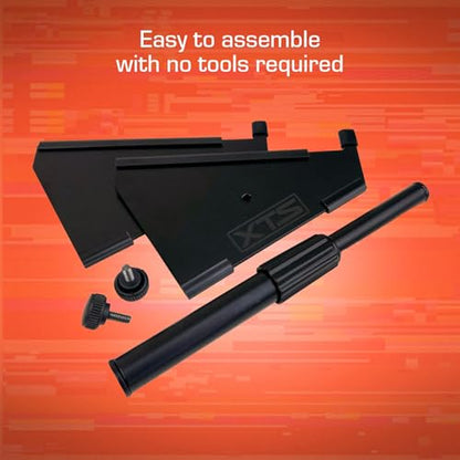 XTS Flex Stand, Desktop Stand with Tray for FX Pedals / Synths / Audio Interfaces / MIDI Controllers, Holds 2-4 Pedals or Machines, 17.7" Width, Fits Digitakt & Digitone / SP-404 MK2 / MPC One & more - size: Flex Stand