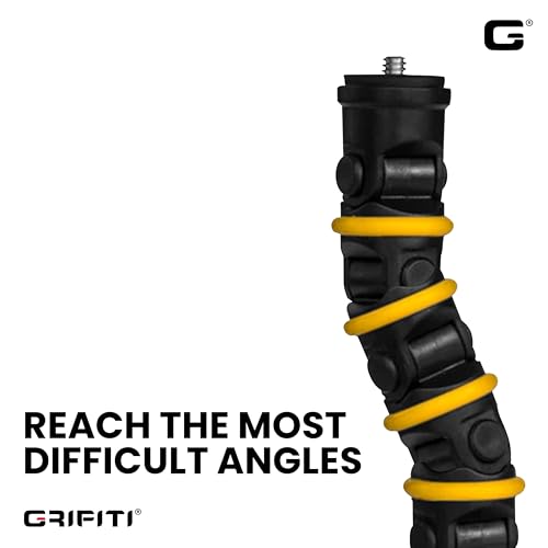 GRIFITI Nootle Recon 5 Flex Arm Leg Magnetic Camera Mount Stand Magnetic Foot 6 Inch Flexible Pole Holder Base for Cameras, Video Mounts Tripod Attaches to Steel or Other Magnet Surfaces - style: 5 Flex Arm Leg