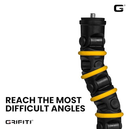GRIFITI Nootle Recon 5 Flex Arm Leg Magnetic Camera Mount Stand Magnetic Foot 6 Inch Flexible Pole Holder Base for Cameras, Video Mounts Tripod Attaches to Steel or Other Magnet Surfaces - style: 5 Flex Arm Leg