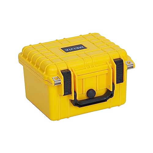 MEIJIA Portable All Weather IP67 Waterproof Camera Case,hard case with Customizable Fit Foam,Fit Use of Drones,Camera,Equipments,10.62 x9.68x6.87inches (Yellow) - color: Yellow, size: 10.62 x 9.68 x 6.87 inches