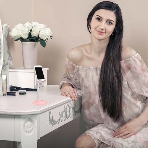 Beaupretty Adjustable Desktop Phone Stand Universal Live Phone Holder for Desk Use with Telescopic Arm for Streaming and Video Calls