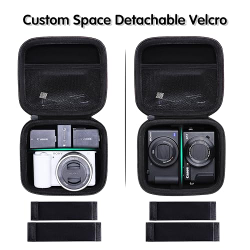 XANAD Hard Case for Sony a6400/a6700/a6100/a6000/a5000/a5100/ZV-E10/ZVE10 II or Fujifilm X100VI / X100V Digital Camera (Black) - color: Black