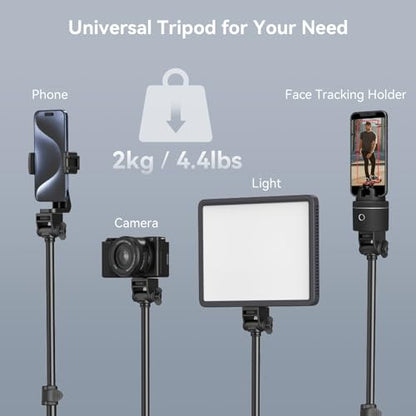 SmallRig Phone Tripod with Remote, 67" Tripod for Camera Reverse-Folding, Universal Tripod Stand for Pivo Auto Tracking Holder and Light, for Video, Vlog, Selfie and Live Stream, Encore PT-30 4363