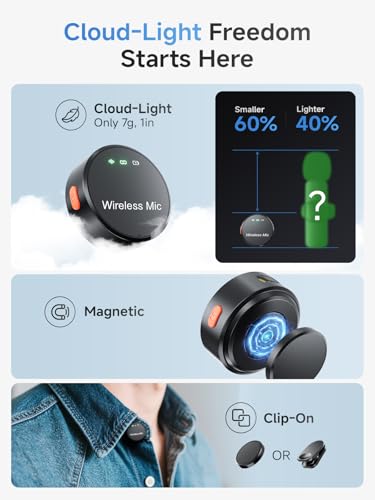 BILIWAL Wireless Lavalier Microphone for iPhone 15/16 & Android & PC, Magnetic Clip-On Lapel Mic with 2.4G Noise Canceling, Plug-Play Mini Microphone for Video Recording, Interviews, TikTok, YouTube - size: USB-C RX to 2 (No Charging case)