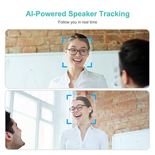 4K Pro Audio and Video Conference Room Camera with Remote Control for Windows TV, AI-Powered HD Webcam with Microphone & Speaker for Desktop Computer/PC/Monitor/Laptop/Teams/Zoom/Skype - color: Black