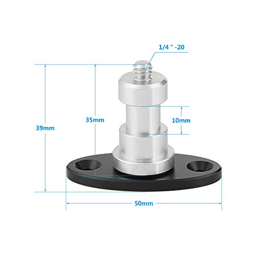 CAMVATE 1/4"-20 Thread Screw Connector for Wall Ceiling Surveillance System