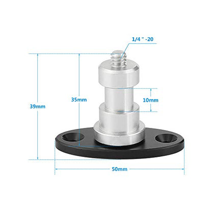 CAMVATE 1/4"-20 Thread Screw Connector for Wall Ceiling Surveillance System