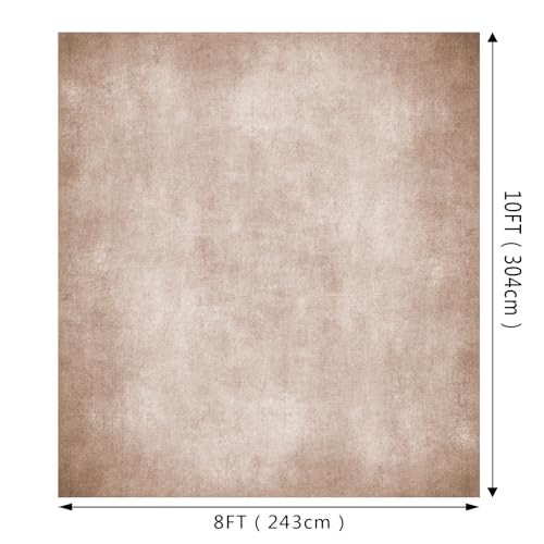 Photo Backdrop Beige Background 8x10ft Studio Abstract Texture Photography Portrait Photography Ultrafine Fiber Baby Shower Pregnant Women Shooting Scene Background - color: Beige, size: 8x10ft
