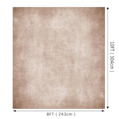 Photo Backdrop Beige Background 8x10ft Studio Abstract Texture Photography Portrait Photography Ultrafine Fiber Baby Shower Pregnant Women Shooting Scene Background - color: Beige, size: 8x10ft
