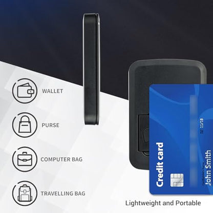 Kiorafoto Multi-Functional Compact Cable Card with 22" USB-C Cable & USB-A/Micro-USB/Light/OTG USB Adapter Kit Cable Convertor Storage Box for Traveling Phone Pad Charging PC Computer Data Transfer