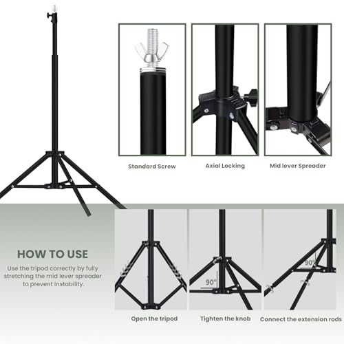 8.5x10 ft Backdrop Stand, Maxztill Adjustable Back Drop Banner Stand, Photography Photo Studio Background Stand Support Kit for Parties Wedding Decoration with Carrying Bag - size: 8.5x10 FT-Ⅱ