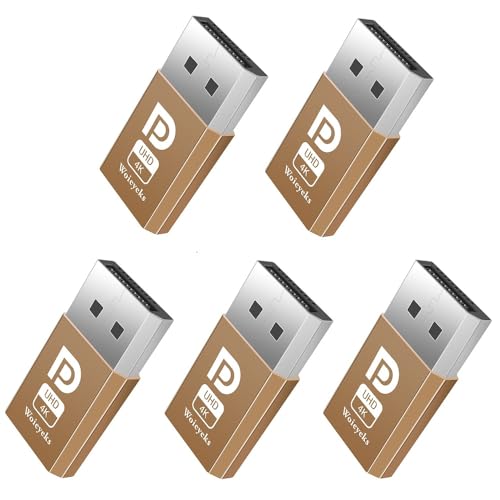 DP-DisplayPort Dummy Plug,Headless Ghost Display Emulator EDID Emulator Plug Support 1080@60Hz-3840x2160@17hz 5-Pack - size: DP 5 pack