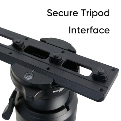 MLOK Arca Rail Adapter, Quick Release Dovetail Plate Compatible with Arca-Swiss & RRS Tripod Heads, CNC Aluminum Bipod & Tripod Mount for Hunting (ML-140)