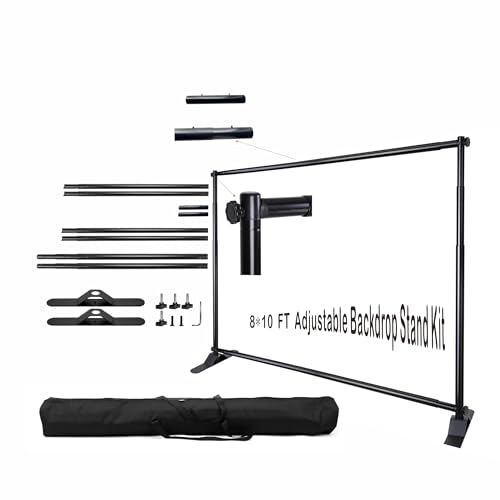 10x8FT Strengthen Heavy Duty Thick and Sturdier Backdrop Stand for Party - size: Thicker 10*8 FT