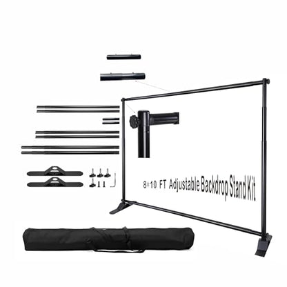 10x8FT Strengthen Heavy Duty Thick and Sturdier Backdrop Stand for Party - size: Thicker 10*8 FT