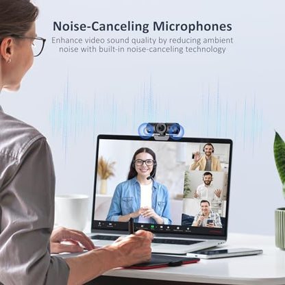 NexiGo HelloCam Pro, Webcam with Windows Hello, 1080P 60FPS Autofocus, True Privacy, Automatic Electronic Shutter, Computer Camera, Microphone, Facial Enhancement, HD USB Web Cam - style: Webcam with Windows Hello