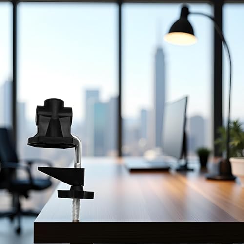 Black Replacement Heavy Duty Desk Clamp Clamp Base Adjustable for Microphone Arm Table Lamp Mount Holder Clamp Clamp Desk Lamp
