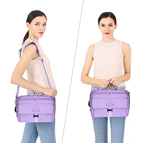 MOSISO Camera Shoulder Bag Case Crossbody Sling Purse, DSLR/SLR/Mirrorless Compact Padded Photography Handbag with Rain Cover Compatible with Canon/Nikon/Sony Cameras and Lenses, Purple - color: Purple