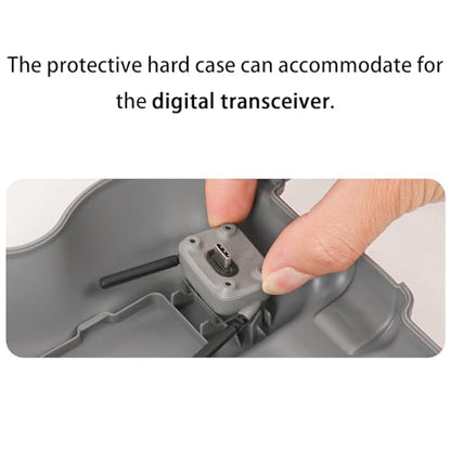 Case for DJI NEO 2, Protective Carrying Case Butterfly Compatible with 2 Batteries & Digital Transceiver Accessories for DJI NEO 2 (Orange)