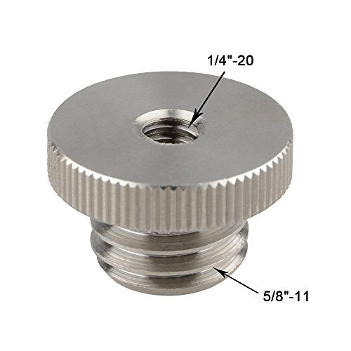 CAMVATE 1/4-20 to 5/8-11 Screw Adapter for Tripod Laser Level Bosch Adapter | Stainless Steel 304