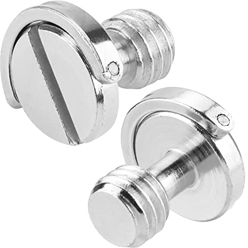 Camerea Quick Release Plate Screw DSLR Camera Rig Accessories for Tripod,QR Plate. -2 PCS. - size: 3/8''screw*2