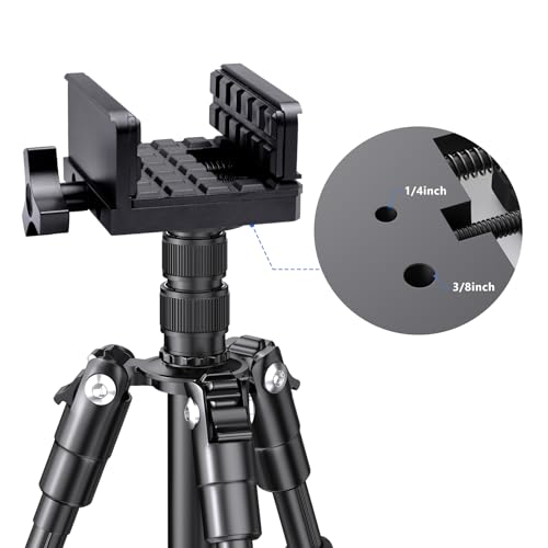 Rifle Clamp for Tripod - Heavy Duty Arca Swiss Saddle Mount with Quick Release, 1/4"&3/8" Screw Holes, Universal Hunting/Shooting Clamp Rest - style: Universal Saddle Mount