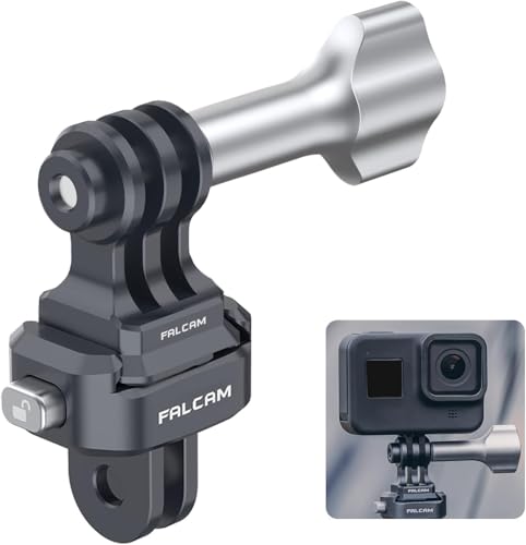 ULANZI Falcam F22 Quick Release Kit for Action Camera and DJI OSMO - Aluminum Action Camera Mounting Adapter Convert to F22 QR System with 1/4" Thread for Tripods, Selfie Sticks, Vlogging Accessories
