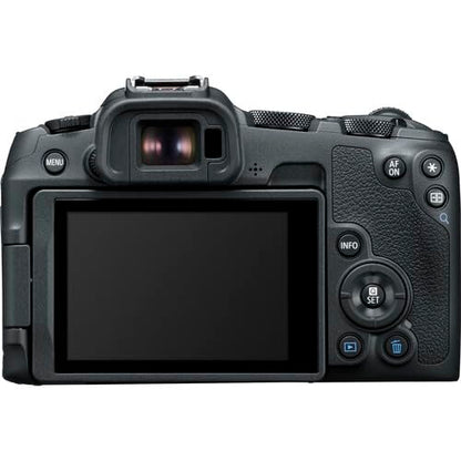 Canon EOS R8 Mirrorless Camera with 24-50mm & 55-210mm Lens Bundle with Commander Gear Bag + Microphone + 2X 64GB Extreme Memory Cards + Accessory Kit