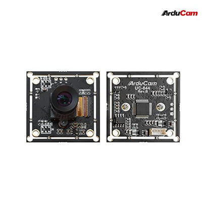 Arducam 2MP Global Shutter USB Camera, 50fps OV2311 Monochrome UVC Webcam Module with Low Distortion M12 Lens Without Microphones, Compatible with Windows, Linux, Android and Mac OS - size: 50fps
