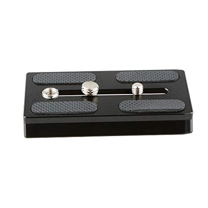 CAMVATE Camera Quick Release Base Plate with 1/4" & 3/8" Threads Compatible with Manfrotto577/ 501/504 Tripod - 2149
