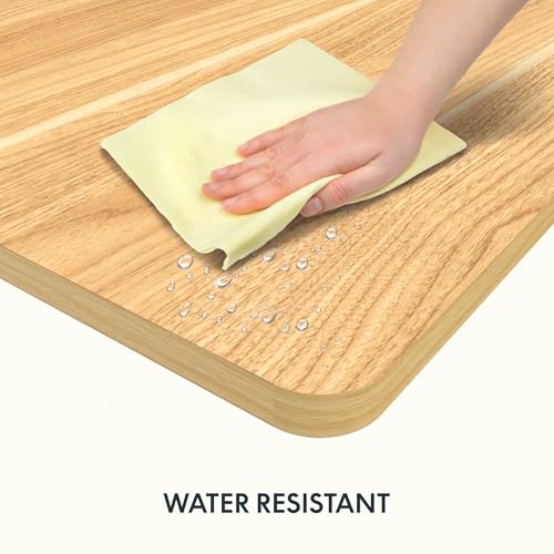 FLEXISPOT Whole Piece 55"x28" Desktop 1" Thickness Height Adjustable Desk Rectangular Tabletop Maple Board (55INCH Maple Top) - color: Maple, size: 55x28"