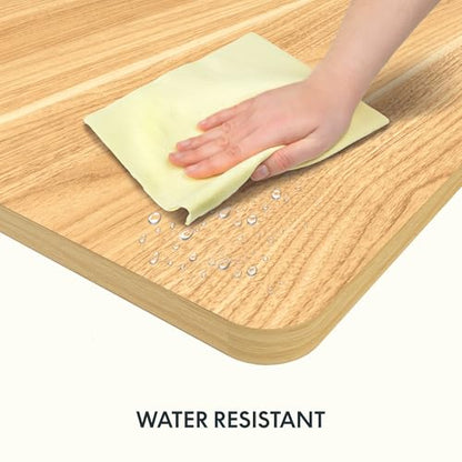 FLEXISPOT Whole Piece 55"x28" Desktop 1" Thickness Height Adjustable Desk Rectangular Tabletop Maple Board (55INCH Maple Top) - color: Maple, size: 55x28"