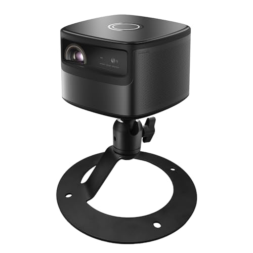 Projector Stand Table Tripod: Ballhead Angle 360 Degree Adjustable with 1/4" Screw for Most Projectors Webcams