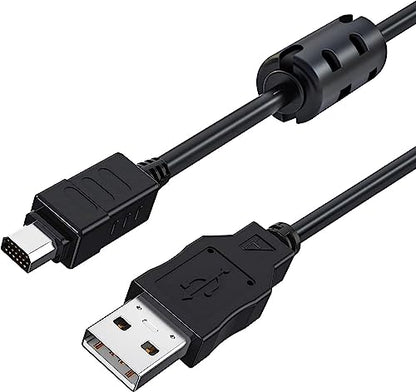 Master Cables Replacement Olympus CB-USB5 CB-USB6 CB-USB8 USB Data Transfer & Charging Cable for Olympus Tough TG Series, Stylus, FE, SZ, SH, XZ, OM-D & Pen Cameras – USB Camera Lead