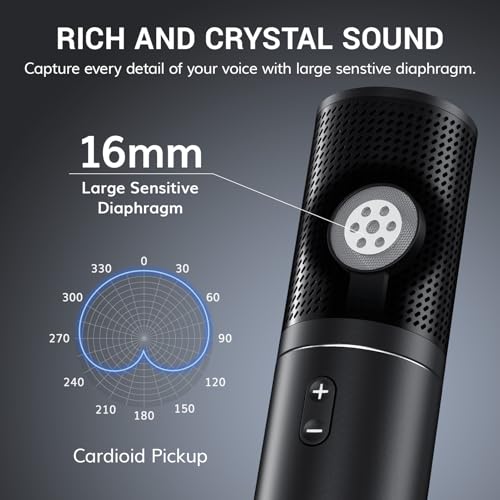 TONOR USB Podcast Microphone, Gaming PC Studio Streaming Mic Kit for Gamer, Recording Condenser Equipment Cardioid Microfono for Singing, YouTube, 200 cm/78inch Cable, with Adjustable Arm Stand, Q9 - style: Q9