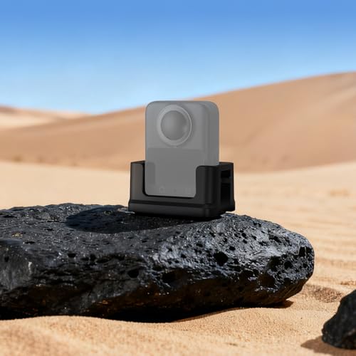 NEEWER Silicone Base for Osmo 360, Nonslip Soft Stable Anti Scratch Desktop Stand Support Upright Accessory Compatible with DJI OSMO 360 Action Camera Accessories, AC043 - style: Base