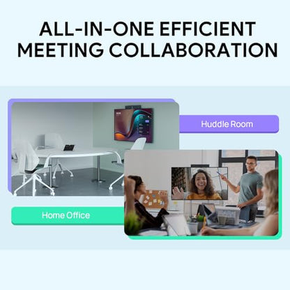 Yealink A10-020 All-in-One Video Conferencing System 4K Conference Room Camera Android Meeting Bar A10 with CTP18 Touch Panel for Small Rooms Certified by Microsoft Teams Room, Zoom Room - size: A10-020