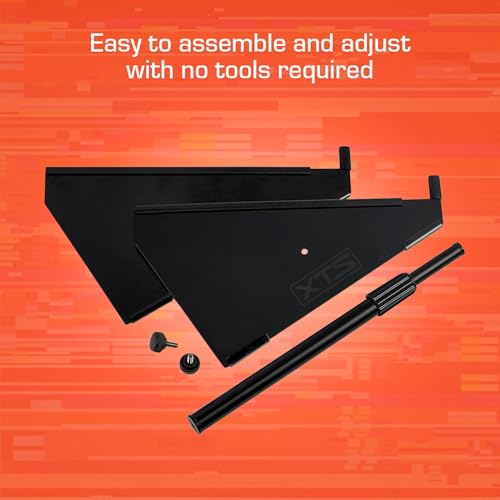 ANALOG CASES XTS Desktop Stand, XL 11.8" - 20.8" Size for Mixer/DJ Controller/Keyboard/Eurorack, Adjustable Length, Easy To Assemble and Resize - size: XL