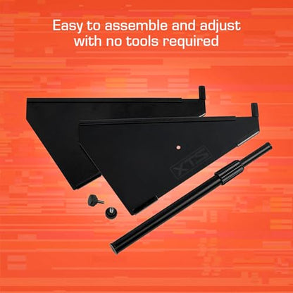 ANALOG CASES XTS Desktop Stand, XL 11.8" - 20.8" Size for Mixer/DJ Controller/Keyboard/Eurorack, Adjustable Length, Easy To Assemble and Resize - size: XL
