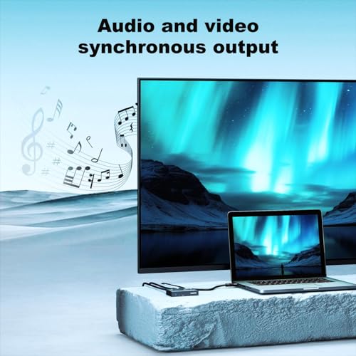 MT-VIKI 1x4 2.0 HDMI Splitter 1 in 4 Out, 4K@60Hz HDMI Duplicator/Distributor HDR Support EDID HDCP 2.2 RGB 4:4:4 18Gbps-Adapter Included (4 Ports) - size: 1x4 4K60