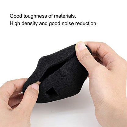 SOONSUN 2-Pack Windslayer Cover Wind Muff for GoPro Hero 13/12/11/10/9 Black, Foam Windscreen for Wind Noise Reduction