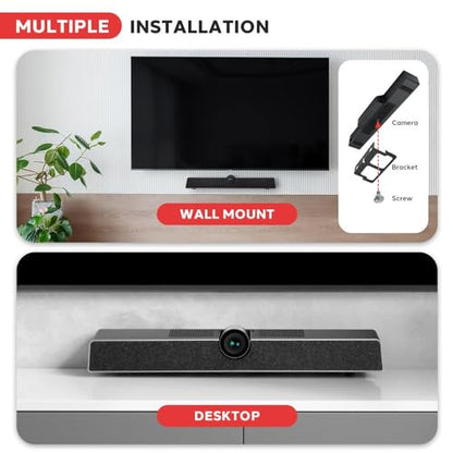 Pyle 1080P Full HD Webcam with Microphone – Plug & Play USB Web Camera with Privacy Cover & Rotatable Tripod for Desktop and Laptop, 120° View Streaming Camera, Ideal for Video Calls & Live Streaming - color: Grey
